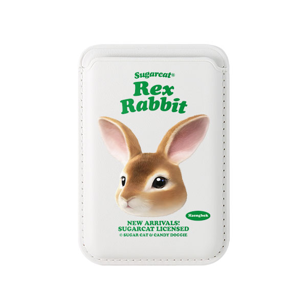 Haengbok the Rex Rabbit TypeFace Magsafe Card Wallet