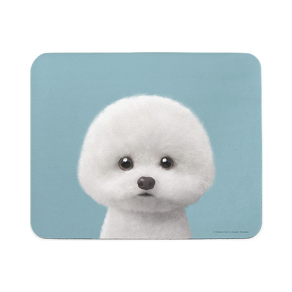Dongle the Bichon Mouse Pad