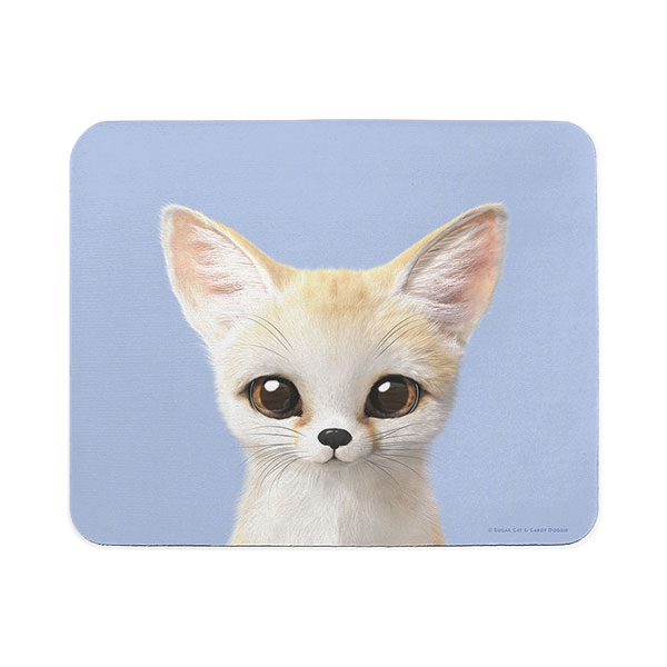 Denny the Fennec fox Mouse Pad