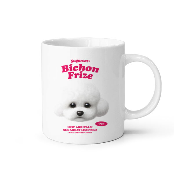 Ogu the Bichon TypeFace Mug