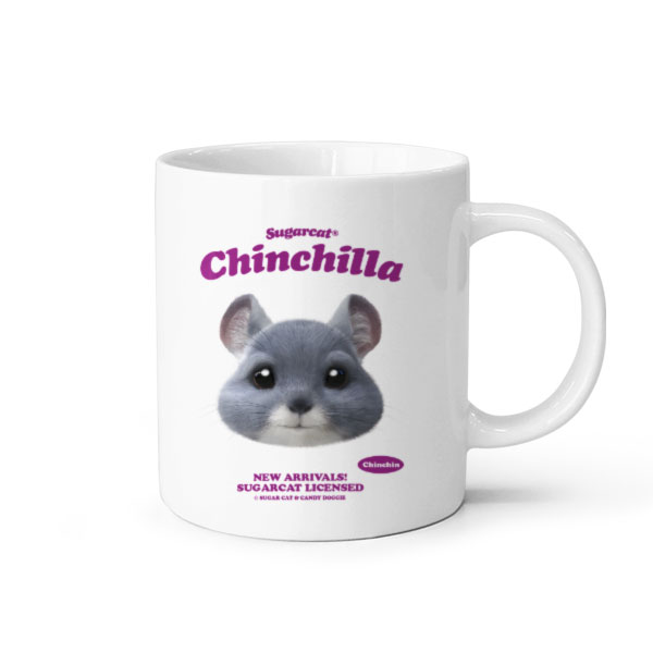 Chinchin the Chinchilla TypeFace Mug