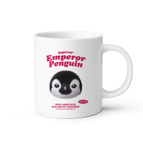 Peng Peng the Baby Penguin TypeFace Mug