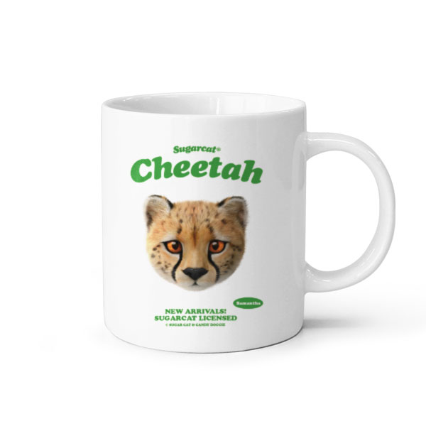 Samantha the Cheetah TypeFace Mug