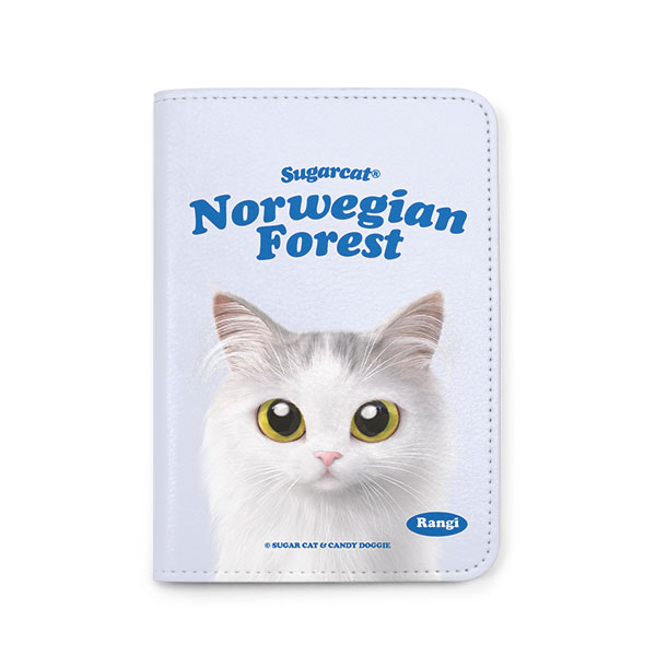 Rangi the Norwegian forest Type Passport Case