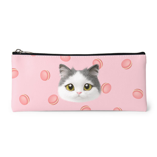 Dal’s Macaroon Face Leather Pencilcase