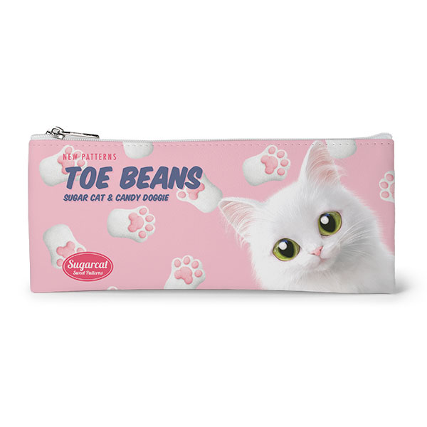 Ria’s Toe Beans New Patterns Leather Flat Pencilcase