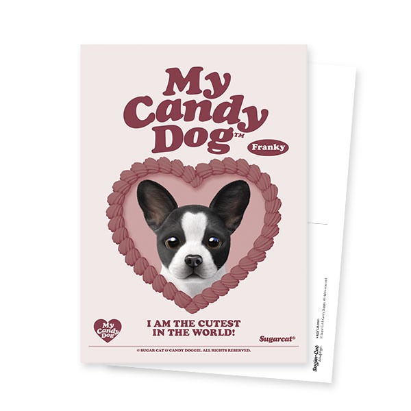 Franky the French Bulldog MyHeart Postcard