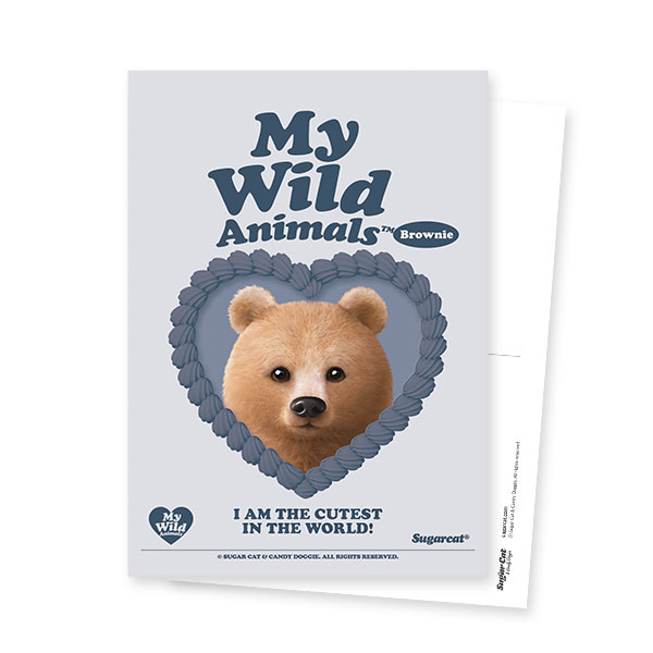 Brownie the Bear MyHeart Postcard