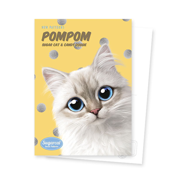 Heart’s Pompom New Patterns Postcard