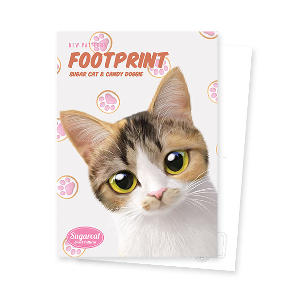 Mingky’s Footprint New Patterns Postcard
