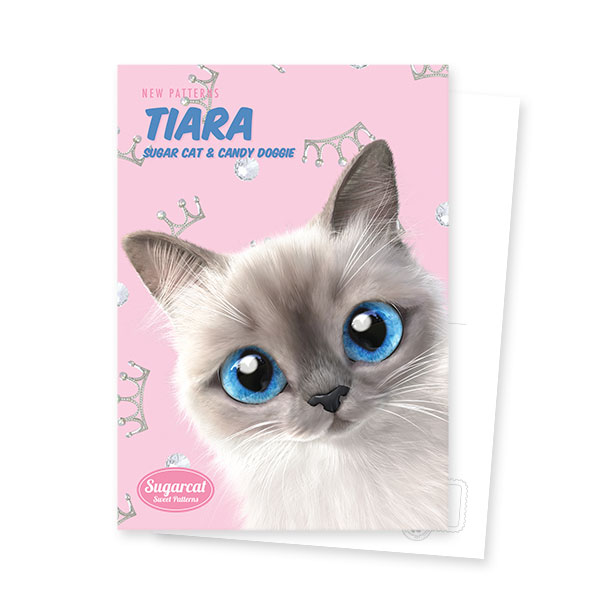 Momo’s Tiara New Patterns Postcard