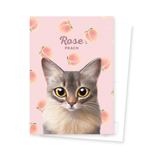 Rose’s Peach Postcard