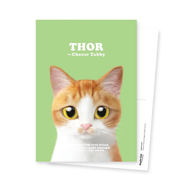 Thor Retro Postcard