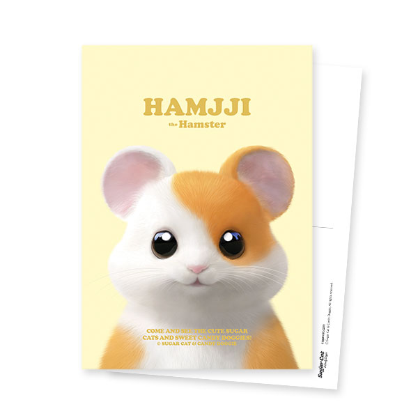 Hamjji the Hamster Retro Postcard