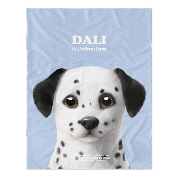 Dali the Dalmatian Retro Soft Blanket