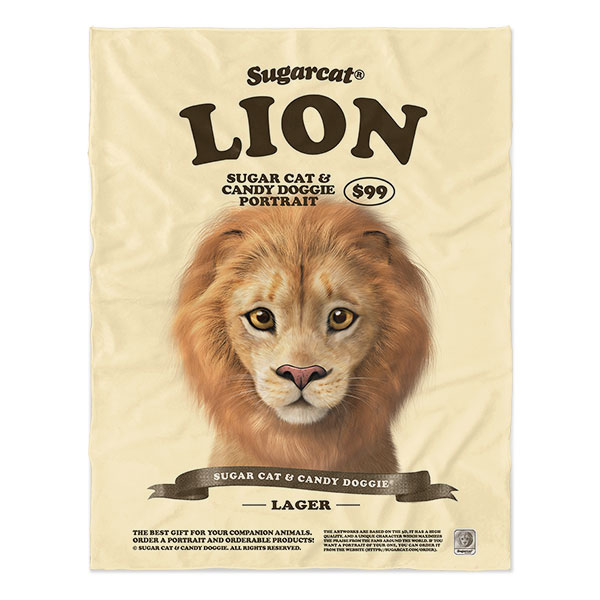 Lager the Lion New Retro Soft Blanket