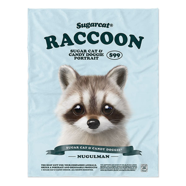 Nugulman the Raccoon New Retro Soft Blanket