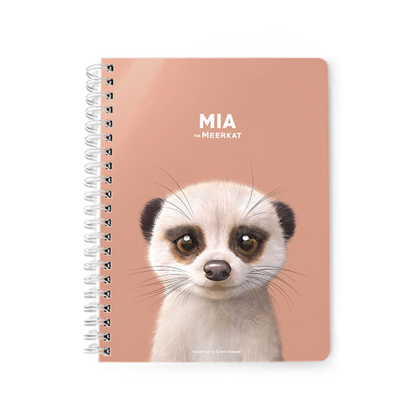 Mia the Meerkat Spring Note