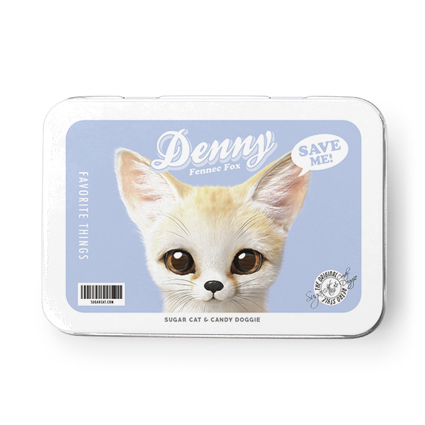 Denny the Fennec fox MyRetro Tin Case MINI