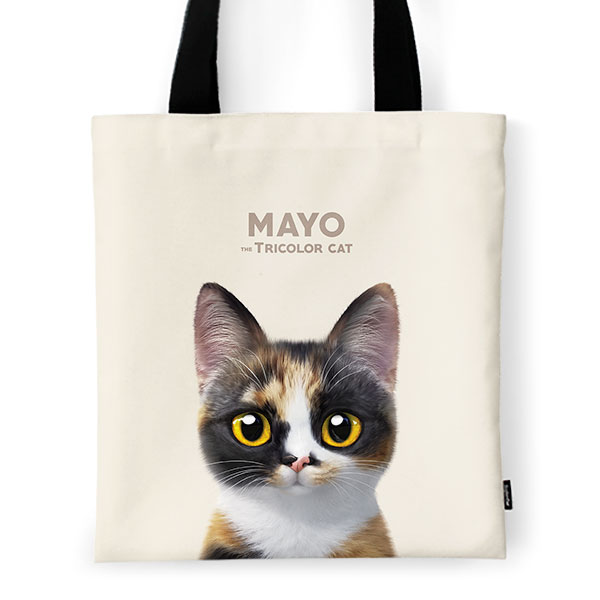 Mayo the Tricolor cat Original Tote Bag