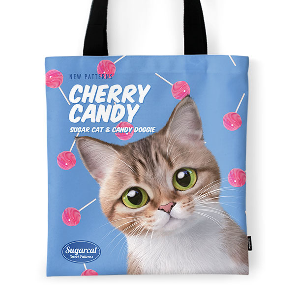 Mar’s Cherry Candy New Patterns Tote Bag