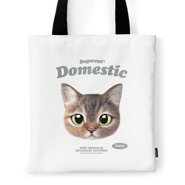 Lucy TypeFace Tote Bag