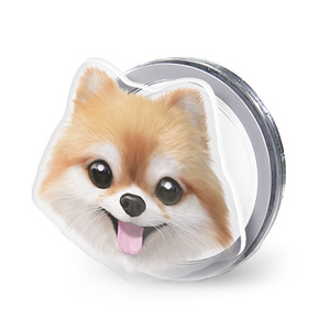 Mingk the Pomeranian Face Acrylic Magnet Tok (for MagSafe)