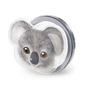 Coco the Koala Face Acrylic Magnet Tok (for MagSafe)