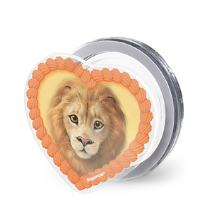 Lager the Lion MyHeart Acrylic Magnet Tok (for MagSafe)