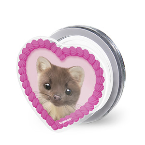 Minky the American Mink MyHeart Acrylic Magnet Tok (for MagSafe)