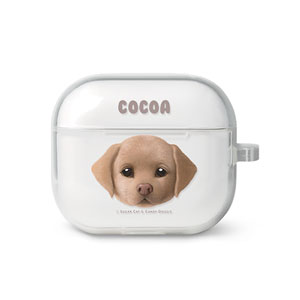 Cocoa the Labrador Retriever Face AirPods 3 TPU Case