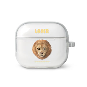 Lager the Lion Face AirPods 3 TPU Case