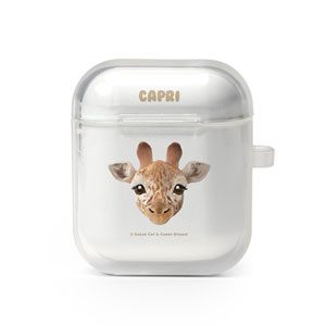 Capri the Giraffe Face AirPod TPU Case