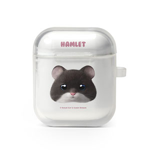 Hamlet the Hamster Face AirPod TPU Case