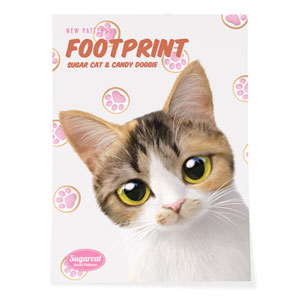 Mingky’s Footprint New Patterns Art Poster
