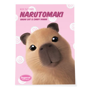 Capy&#039;s Narutomaki New Patterns Art Poster