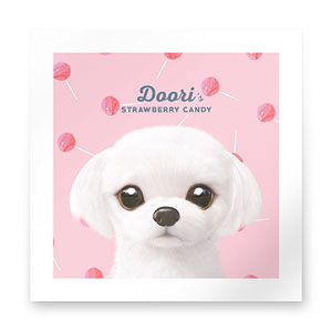 Doori’s Strawberry Candy Art Print