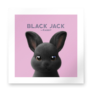 Black Jack the Rabbit Art Print