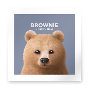 Brownie the Bear Art Print