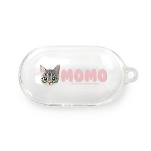 Momo the American shorthair cat Face Buds TPU Case
