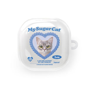 Leo the Abyssinian Blue Cat MyHeart Buds Pro/Live TPU Case