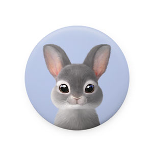Chelsey the Rabbit Mirror Button