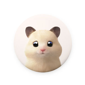 Pudding the Hamster Mirror Button