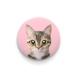 Cherry Pin/Magnet Button