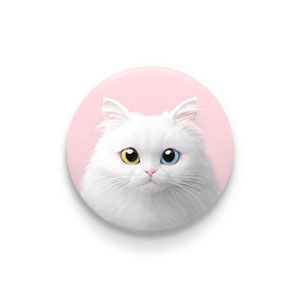 Cloud the Persian Cat Pin/Magnet Button