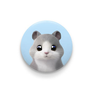 Malang the Hamster Pin/Magnet Button