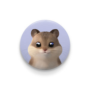 Ramji the Hamster Pin/Magnet Button
