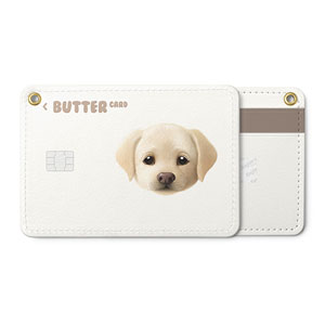 Butter the Labrador Retriever Face Card Holder