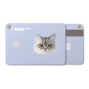Miho the Norwegian Forest Face Card Holder