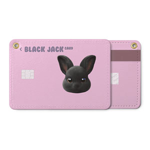 Black Jack the Rabbit Face Card Holder